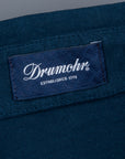 Drumohr Crepe Cotton ML Polo Blu Navy