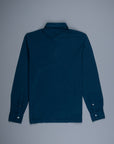 Drumohr Crepe Cotton ML Polo Blu Navy