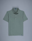 Drumohr Crepe Cotton MC Polo Verde Marcio