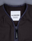 And Wander light fleece pullover charcoal