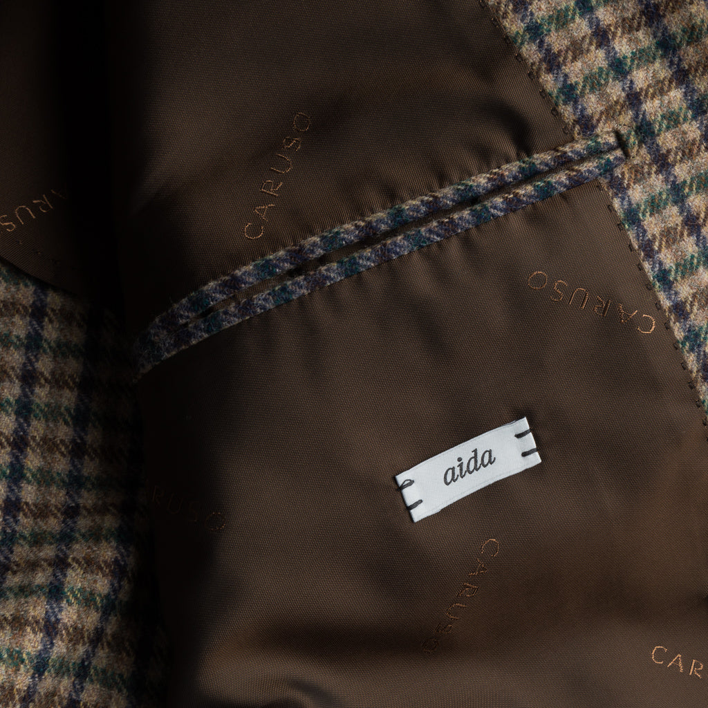 Caruso x Frans Boone x Fox Flannels Aida Jacket Lambswool Merino Gun Club - Jack