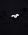 James Perse Raglan Crew Sweatshirt Black