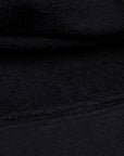 James Perse Raglan Crew Sweatshirt Black