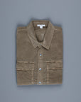 James Perse Corduroy utility shirt Old Whiskey Pigment