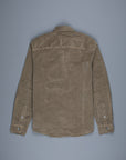 James Perse Corduroy utility shirt Old Whiskey Pigment