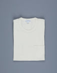James Perse crew neck pocket tee Marshmallow