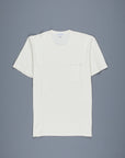 James Perse crew neck pocket tee Marshmallow
