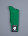 Frans Boone x Pantherella Packington Merino wool socks Emerald