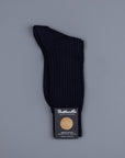 Pantherella Rutherford Royal Merino Sock Navy