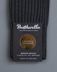 Frans Boone x Pantherella Rutherford Royal Merino Sock Dark Grey