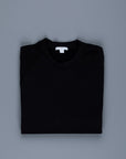 James Perse Raglan Crew Sweatshirt Black