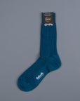 Frans Boone x Pantherella Rutherford Royal Merino Sock Dark Teal