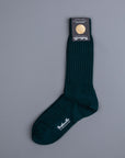 Frans Boone x Pantherella Rutherford Royal Merino Sock Bottle Green
