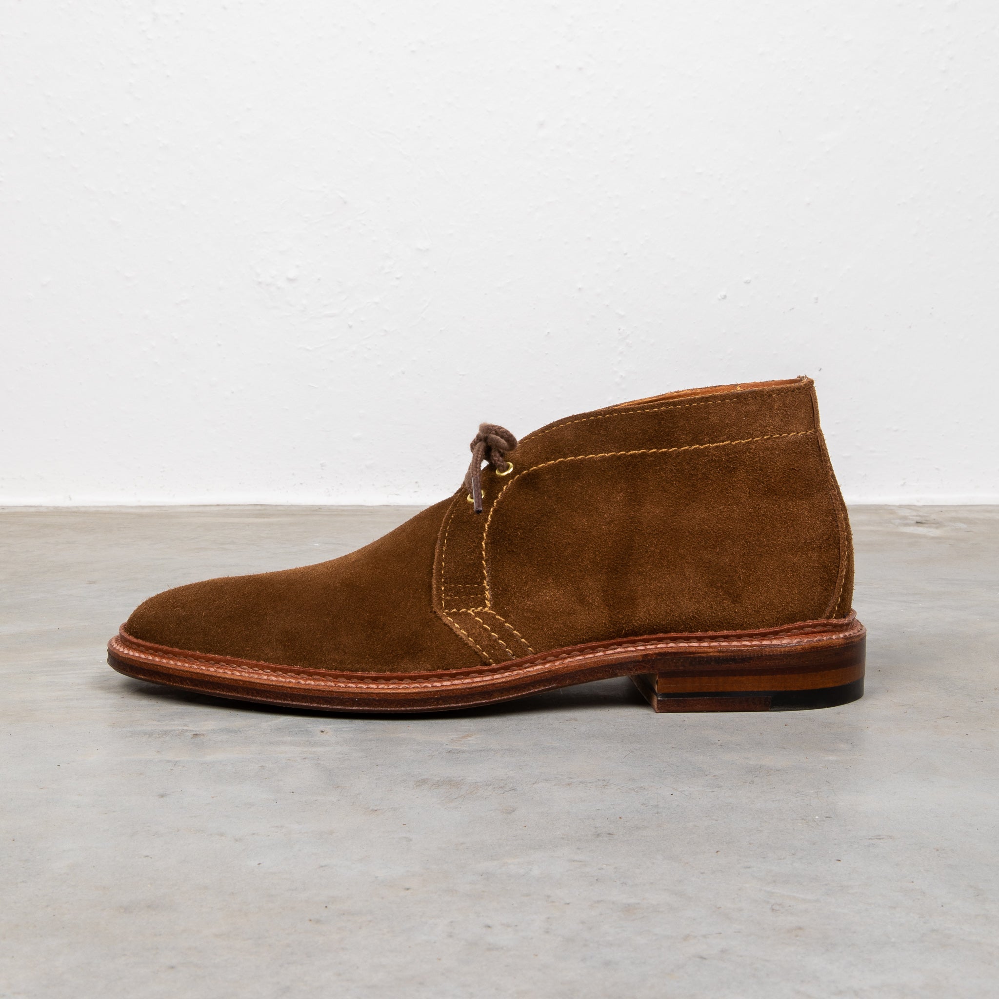Alden x Frans Boone Snuff Suede Unlined Chukka