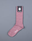 Frans Boone x Pantherella Packington Merino wool socks Old Rose