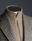 Caruso x Frans Boone x Fox Flannels Aida Jacket Super Fine Merino Gun Club - Robert