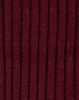 Frans Boone x Pantherella Rutherford Royal Merino Sock Bordeaux