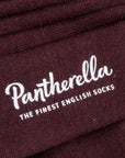 Frans Boone x Pantherella Laburnum Merino Wool Ankle High Socks Maroon