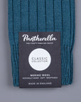 Frans Boone x Pantherella Packington Merino wool socks Teal