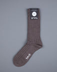 Frans Boone x Pantherella Packington Merino Wool Socks Mole