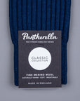 Pantherella Laburnum merino wool ankle high socks Dark Blue