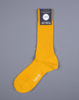 Pantherella Laburnum Merino Wool Ankle High Socks Bright Gold
