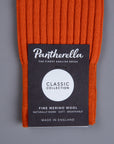 Pantherella Laburnum merino wool ankle high socks Burnt Orange