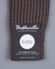 Frans Boone x Pantherella Laburnum Merino Wool Ankle High Socks Mole