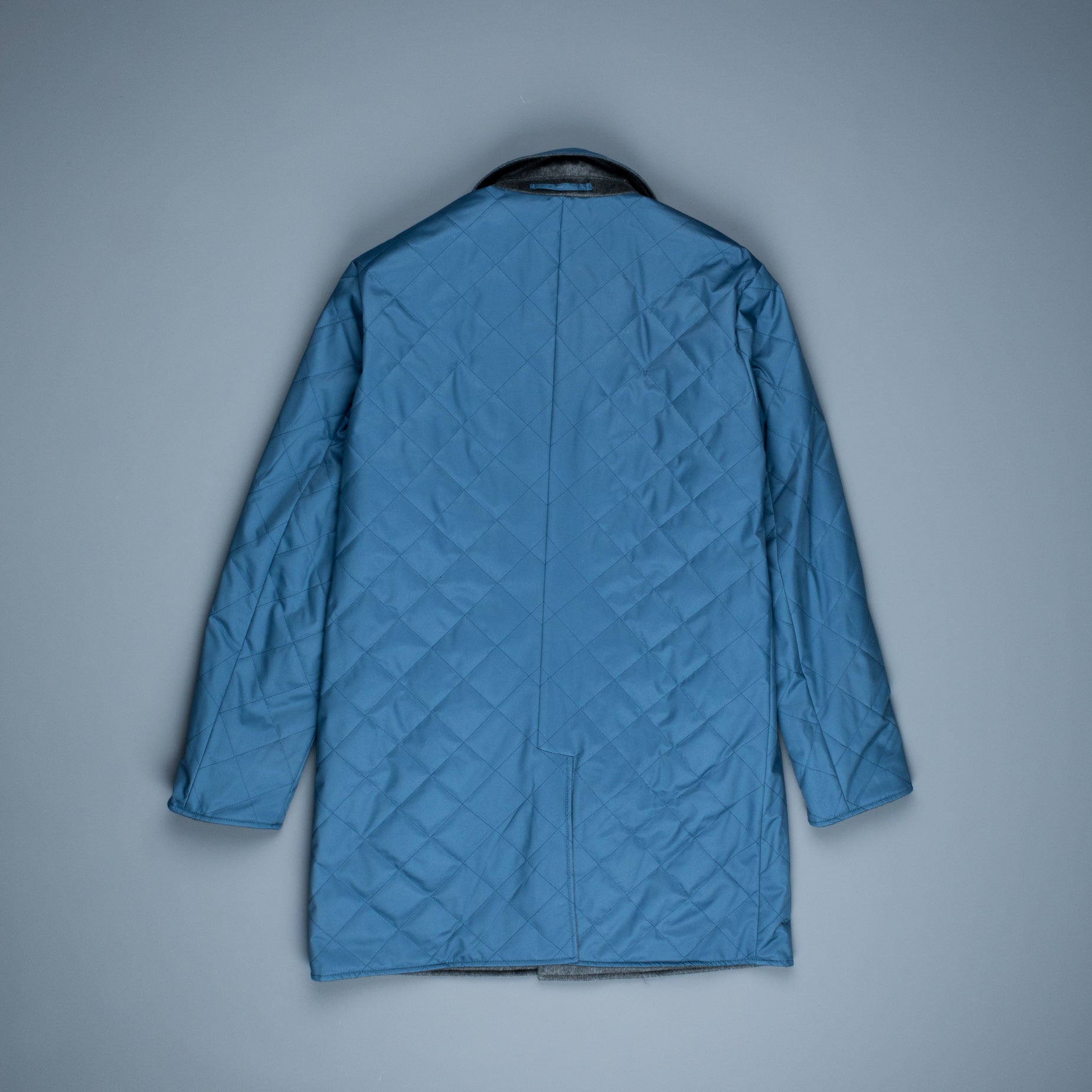 Kired Rigi Reversible Coat Grigio - Blu