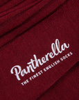 Pantherella Laburnum merino wool ankle high socks Wine