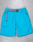 And Wander Ny Taffeta Hiker Shorts Blue