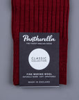 Pantherella Laburnum merino wool knee high socks Wine