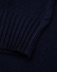 William Lockie x Frans Boone Tip Super Geelong Roll Neck Dark Navy