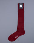 Pantherella Laburnum merino wool knee high socks Wine