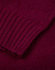 William Lockie x Frans Boone Tip Super Geelong Roll Neck Damson