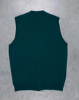 Drumohr Cashmere Gillet con Bottoni Verde Bottiglia