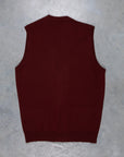 Drumohr Cashmere Gillet con Bottoni Bordo