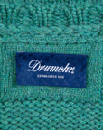 Drumohr Cashmere Tre Fili Girocollo Verde Salvia