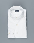 Finamore Tokyo shirt Sergio Collar white alumo poplin