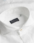 Finamore Tokyo shirt Sergio Collar white alumo poplin