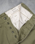 RRL Officer´s Chino Piece Dye Right Hand Twill Olive