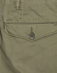 RRL Officer´s Chino Piece Dye Right Hand Twill Olive