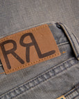 RRL Slim Narrow Cloudy Grey Wash