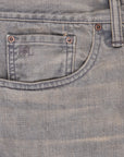 RRL Slim Narrow Cloudy Grey Wash