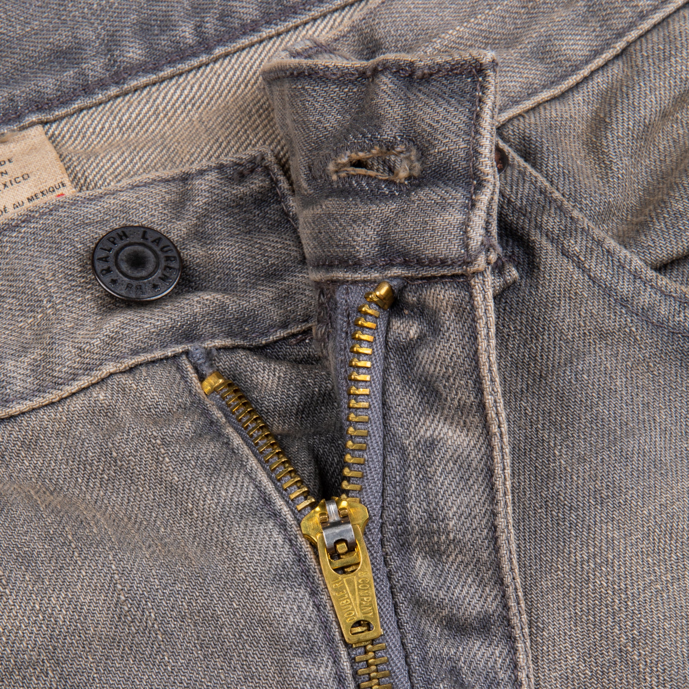 RRL Slim Narrow Cloudy Grey Wash – Frans Boone Store