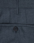 Rota Pantaloni High Rise Regular Fit Hopsack Grigio