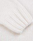 Drumohr Cashmere Tre Fili Dolcevita Bianco Garza
