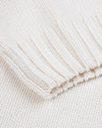 Drumohr Cashmere Tre Fili Dolcevita Bianco Garza
