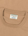 William Lockie Oxton Cashmere Crew Neck Camel