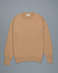 William Lockie Oxton Cashmere Crew Neck Camel